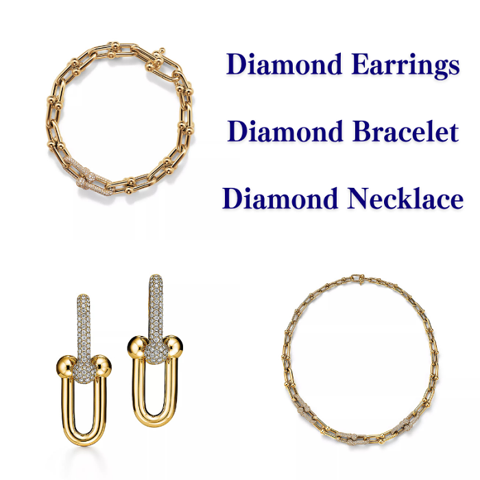 Tiffany HardWear U-Clasp Necklace  & Bracelet & Earring Collection