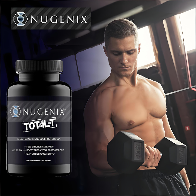 Nugenix Total-T, Free and Total Testosterone Booster Supplement for Men