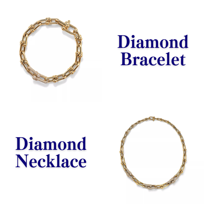 Tiffany HardWear U-Clasp Necklace  & Bracelet & Earring Collection