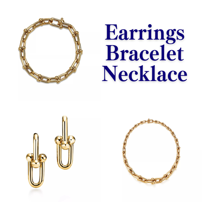 Tiffany HardWear U-Clasp Necklace  & Bracelet & Earring Collection