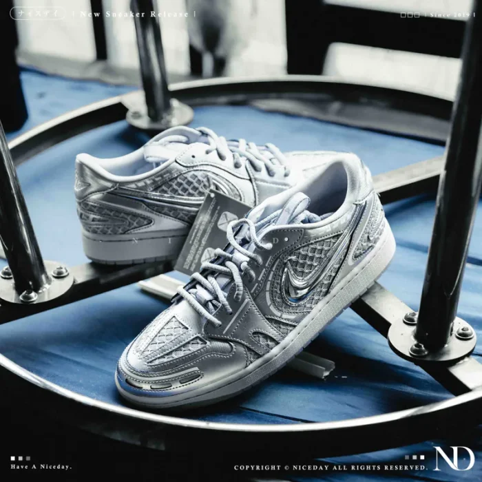 夢幻未來感來襲💿 Air Jordan 1 Low MM V3 “Metallic Silver”