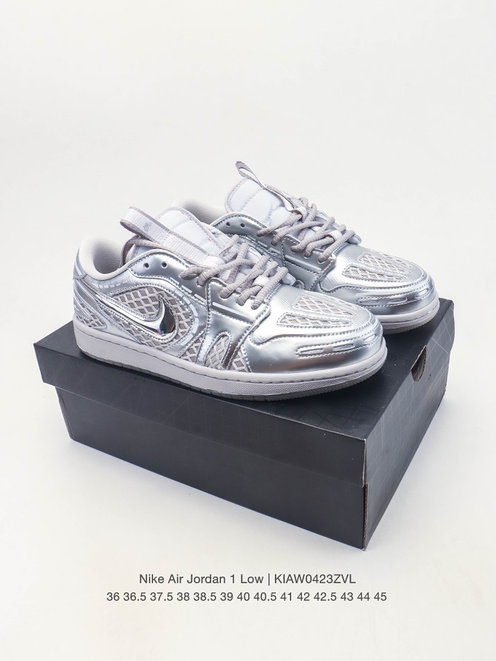 夢幻未來感來襲💿 Air Jordan 1 Low MM V3 “Metallic Silver”