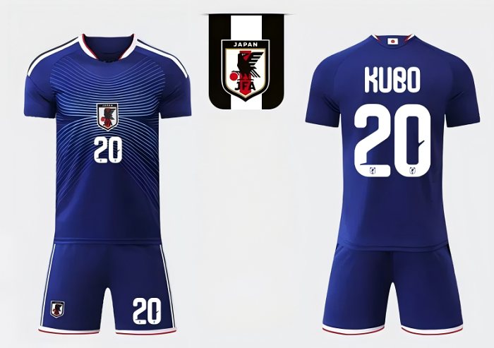2026年ワールドカップ🏆日本代表ユニフォーム半袖シャツ⚽️試合用半袖セット カスタム対応・公式正規品・代金引換 #三笘薫 #南野拓実 #久保建英 #堂安律 #伊藤洋輝
