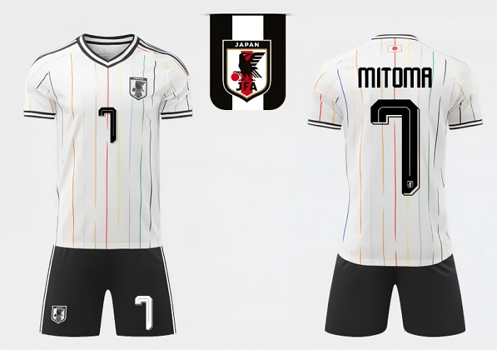 2026年ワールドカップ🏆日本代表ユニフォーム半袖シャツ⚽️試合用半袖セット カスタム対応・公式正規品・代金引換 #三笘薫 #南野拓実 #久保建英 #堂安律 #伊藤洋輝