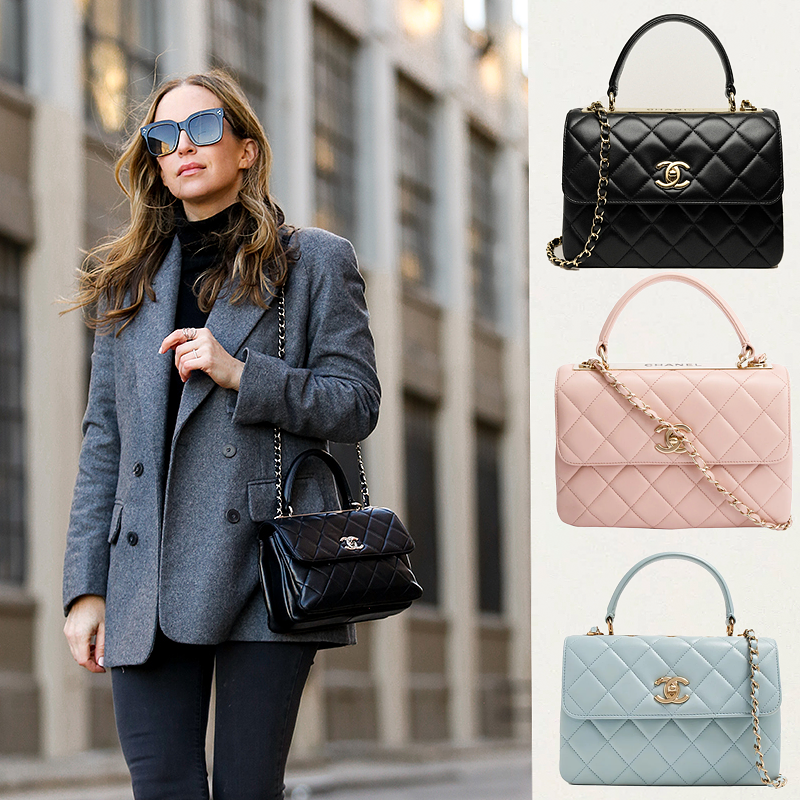 CHANEL經典不敗翻蓋手袋再登場！Chanel Trendy CC 經典羊皮手提鏈條包