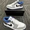 Air Jordan 1 Low SE True Blue 煙灰白藍爆裂紋
