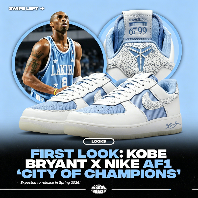 Nike Air Force 1 Low Protro × Kobe Bryant「City of Champions