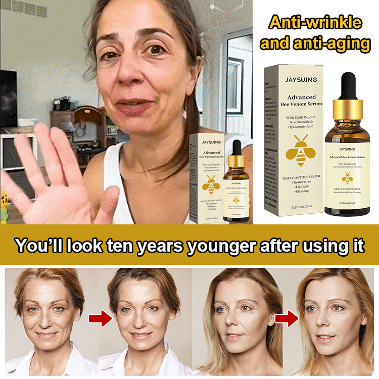 Enhance Facial Contours For Both Men and Wom🐝ADVANCED BEE VENOM SERUM-Reducing Essence-Used to remove warts acne scars and Wrinkle removal✨