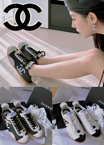 CHANEL 26P 春夏パンダ柄ドイツ製トレーニングスニーカー