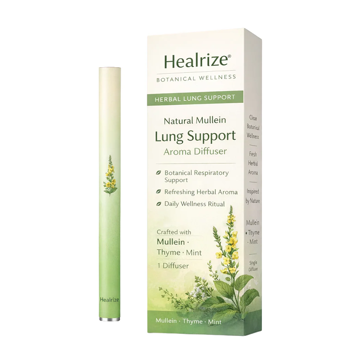 Natural Mullein Lung Support Aroma Diffuser – Deep Lung Cleanse Support