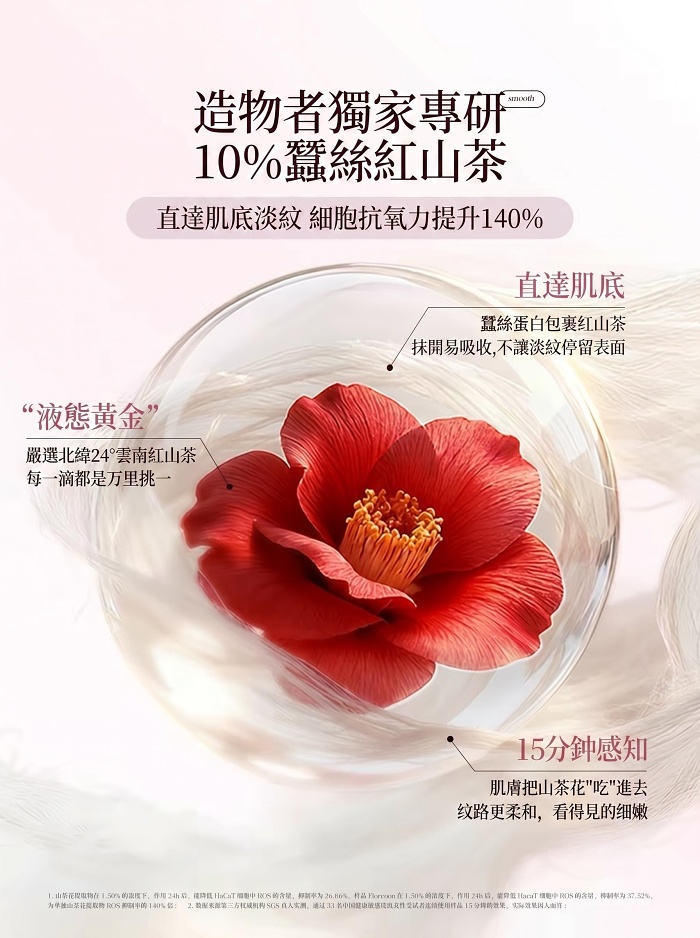 【618現貨】造物者山茶花軟膜清潔泥膜收縮毛孔緊緻抗皺熬夜面膜