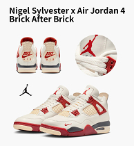 BIKE AIR x Nigel Sylvester x Air Jordan 4 Brick After Brick