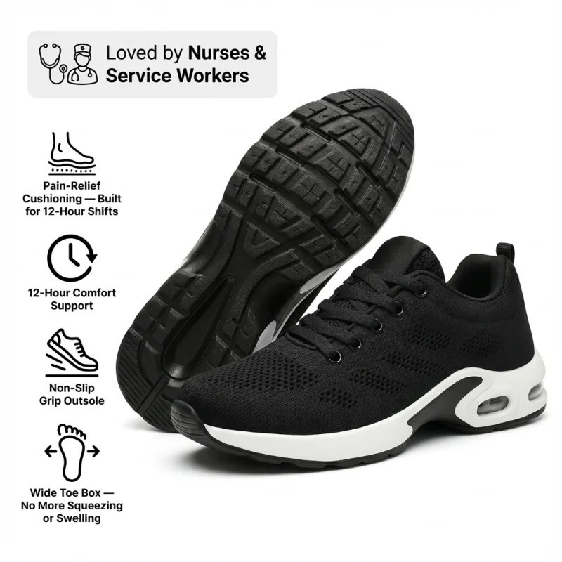 Orthora™ Pro – 12-Hour Shift Shoes for All-Day Foot