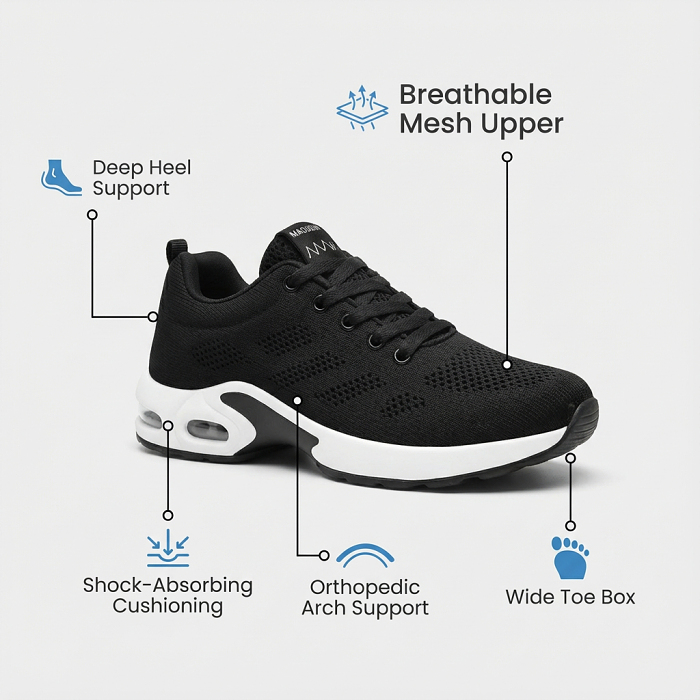 Orthora™ Pro – 12-Hour Shift Shoes for All-Day Foot
