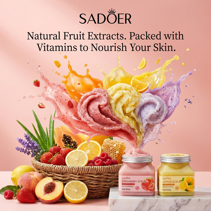 ⚠ Please take good care of your skin! ✅ This gentle exfoliating scrub is suitable for all skin types. 🎁