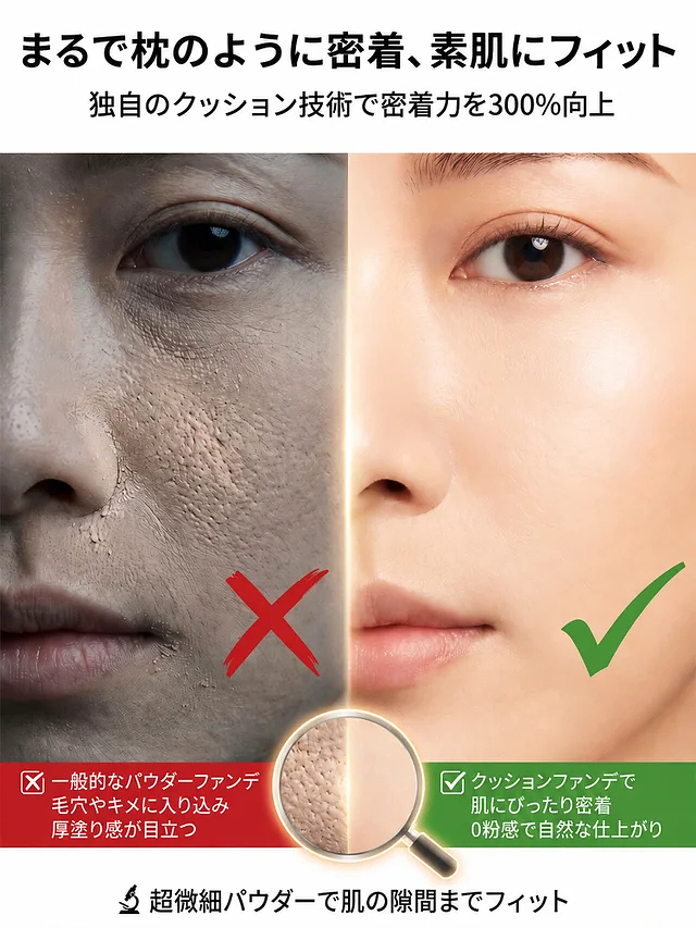 【ピローパウダー】なめらかで美しい肌を手に入れ、メイクを一日中キープ！