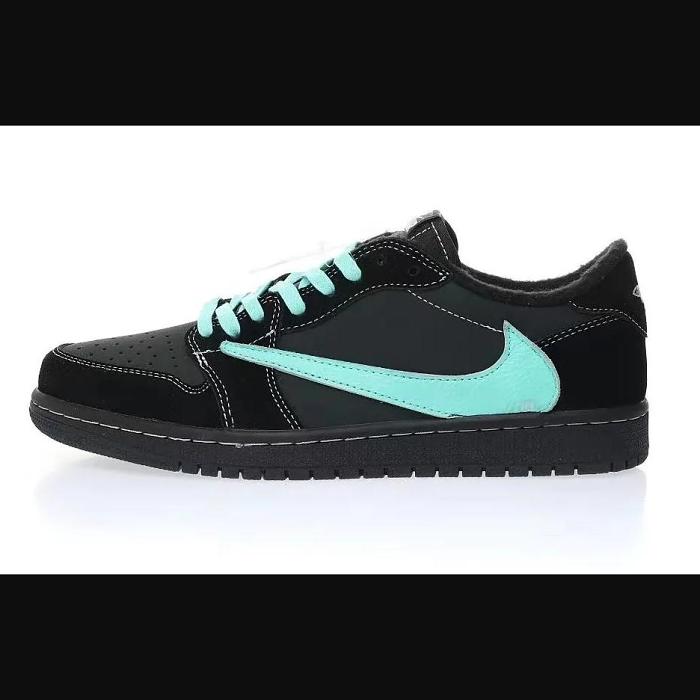 Travis Scott x Air Jordan 1 Low Black Phantom x Tiffany & Co.