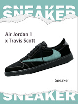 Travis Scott x Air Jordan 1 Low Black Phantom x Tiffany & Co.