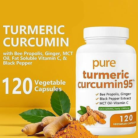 Turmeric Curcumin 95% Complex | 120 Vegetarian Capsules