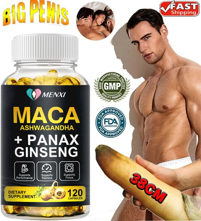 Maca Ultimate Capsules - 120 capsules - Super potent, 10,000 mg daily - Vegan high dose