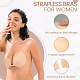 Sticky Bra Backless Adhesive Strapless Invisible Push Up Stick on Bras for Women Dresses Reusable Nipple Cover