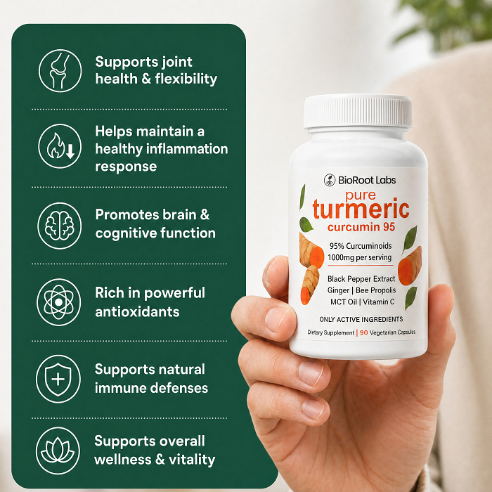 Turmeric Curcumin 95% Complex | 120 Vegetarian Capsules