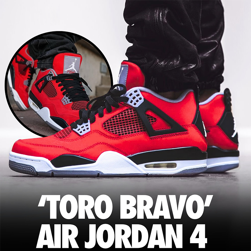Air Jordan 4 “Toro Bravo” 2026｜Fire Red 火牛紅配色｜經典復刻・現貨到港