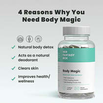 Body Magic Chlorophyll Pill - For Body Odor, Detox & Skin