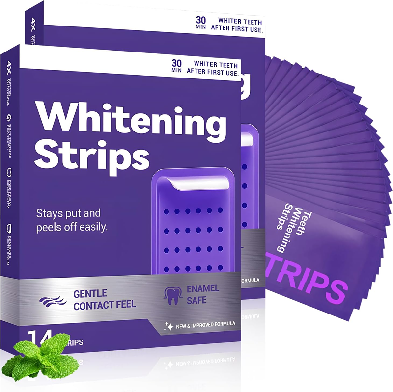 DRDENT Purple Teeth Whitening Strips -Non Sensitive Teeth Whitening