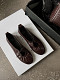 Rosalind brown leather ballet flats