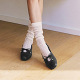 Rosalind brown leather ballet flats
