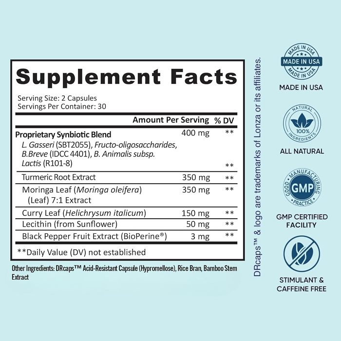 BB Company Provitalize | Probiotics for Women Digestive Health, Menopause, Joint Support | Sexy Midsection Curves, Bloat | Turmeric Curcumin Moringa | Packaging Vary | 60 Ct