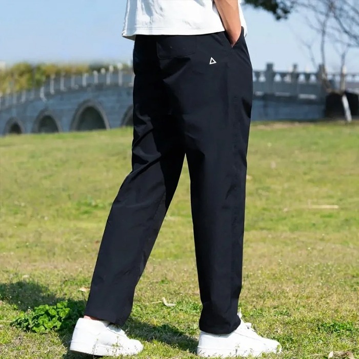 【日本爆款】2026春夏新款日系三角標戶外工裝機能寬鬆軟殼褲🎉夏季預熱降價‼️ 僅此一次