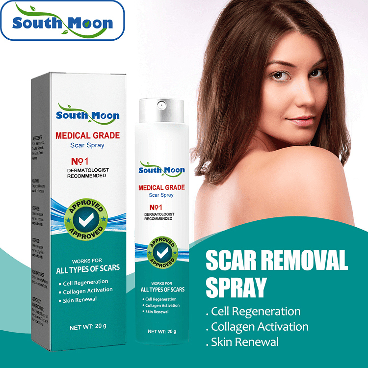 South Moon Medical Grade Scar Spray ,Works For All Types of Scars,Cell Regeneration