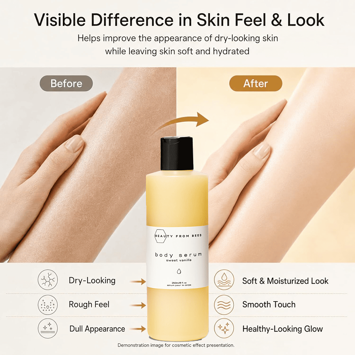 Beauty From Bees Body Serum - Natural. Not natural-ish.Deeply Hydrates, Strengthening Your Skin’s Barrier