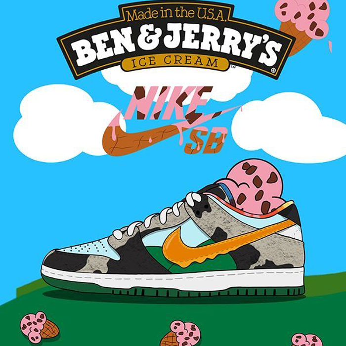 BEN & JERRY'S × Nike SB Dunk Low  Chunky Dunky