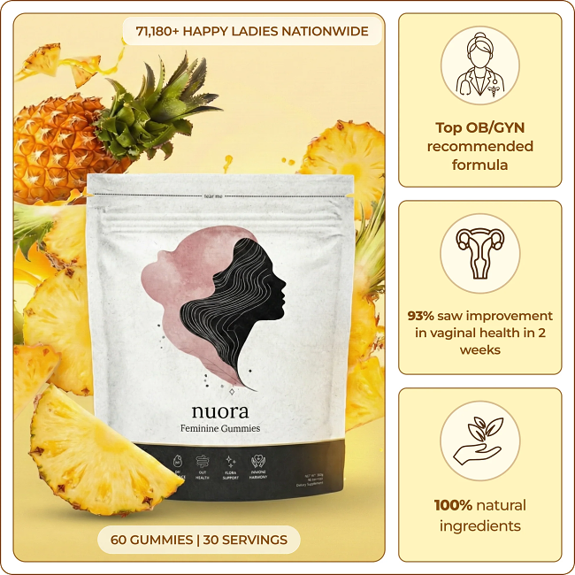 Nuora Vaginal Probiotic - Feminine Gummies Body Treatment