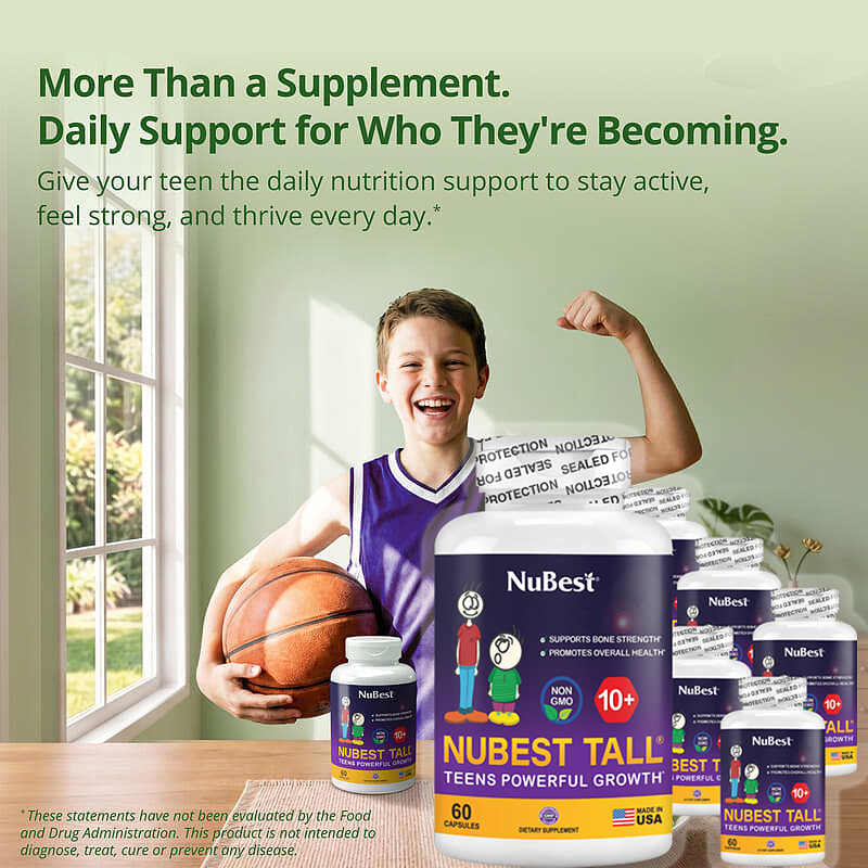 NuBest, Tall® 10+ Advanced bone health and growth support nutrition for ages 10–18