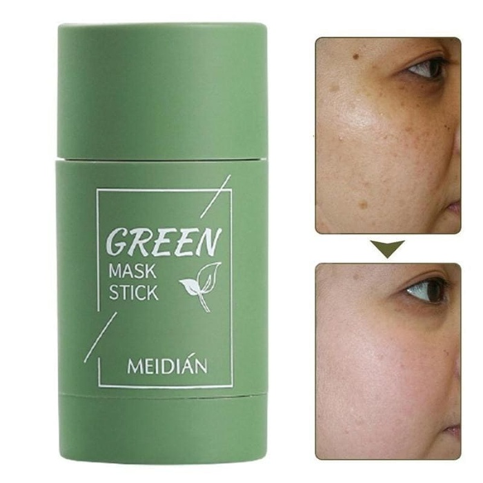 Green Tea Mask Stick, Moisturized face, Deep Clean Clay Facial For All Type Of Skin Women and Men