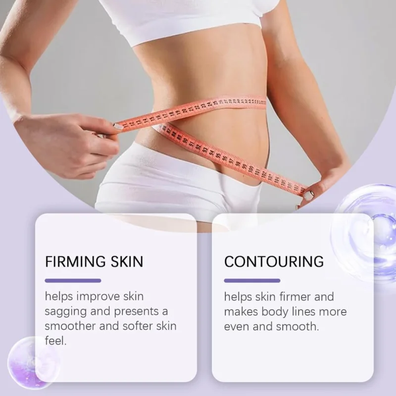 MAËLYS GET-DREAMY Overnight Toning Whip - Cellulite Cream & Skin Tightening Support with Milk Thistle + Uva-Ursi - Moisturizing Body Cream in a Whipped Texture