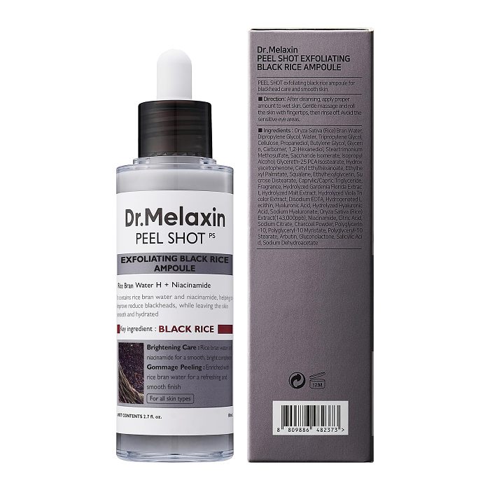 Dr.Melaxin Peel Shot Glow Rice Peeling Ampoule Duo Daily