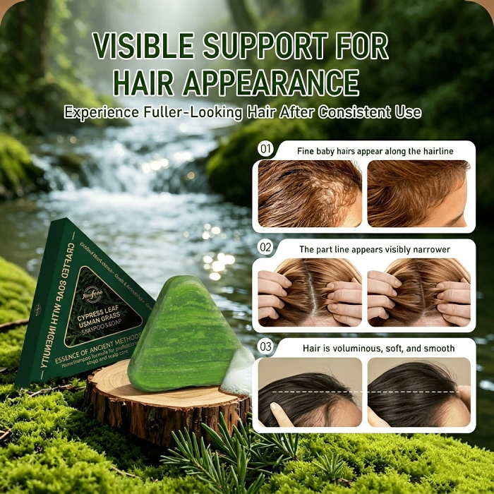 Polygonum  Herbal Hair Growth Soap 120g   Anti Hair Loss Shampoo Bar – DHT Blocker With