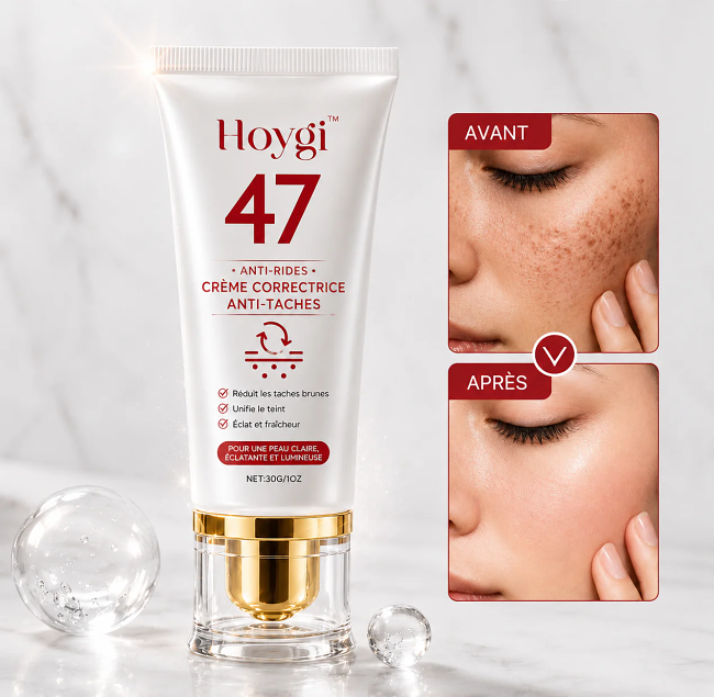 HoygiTM DarkSpot Correcting Cream Une peau pluslumineuse etun teintvisiblementplus uniforme enseulement7jours