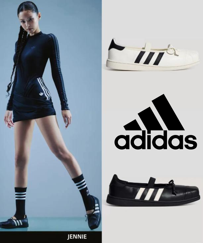 Adidas Originals By JENNIE SUPERSTAR SQ BALLET SHOES