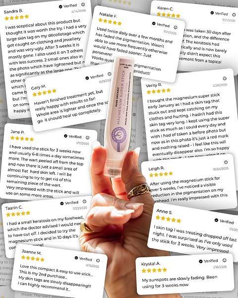 Magnesium Super Stick™ — For Skin Tags, Moles, Keratosis & Blemishes