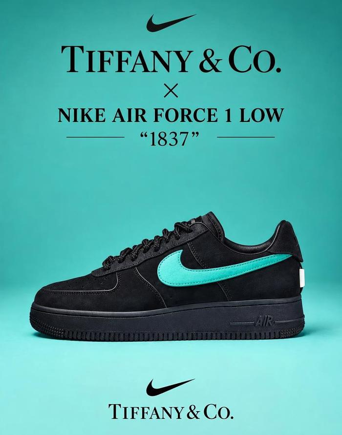 強勢再登場★50足限定★Tiffany & Co. x Nike Air Force 1 Low 1837⚡在庫限り！お早めにゲット！✔