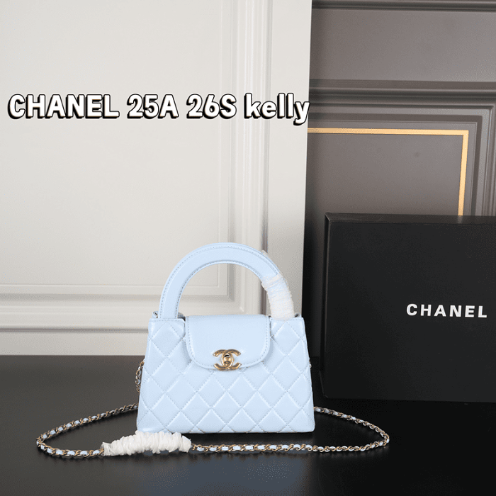 ★大人可愛い上質レザー【CHANEL】25Aミニケリー AS4416