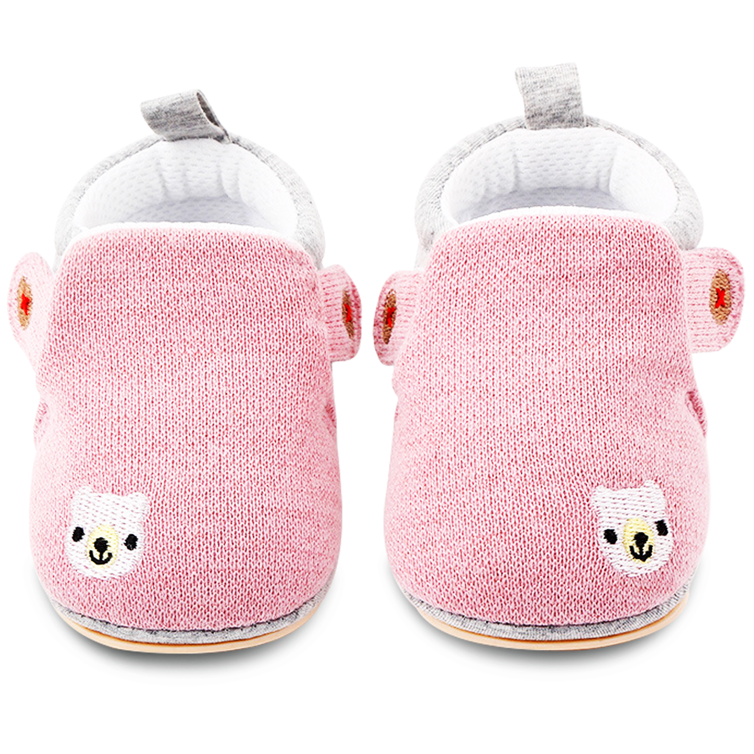 AQIYI Baby Boys Girls First Walking Shoes Toddler Cute Cartoon Sneakers Infant Non-Slip Velcro Shoes