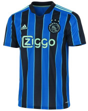 2021/22 Ajax 1:1 Quality Away Blue Black Fans Soccer Jersey