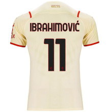 IBRAHIMOVIC #11 AC Milan 1:1 Away Fans Jersey2021/22